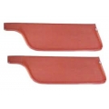 1969-70 Padded Sun Visors Coupe, 2+2 Red